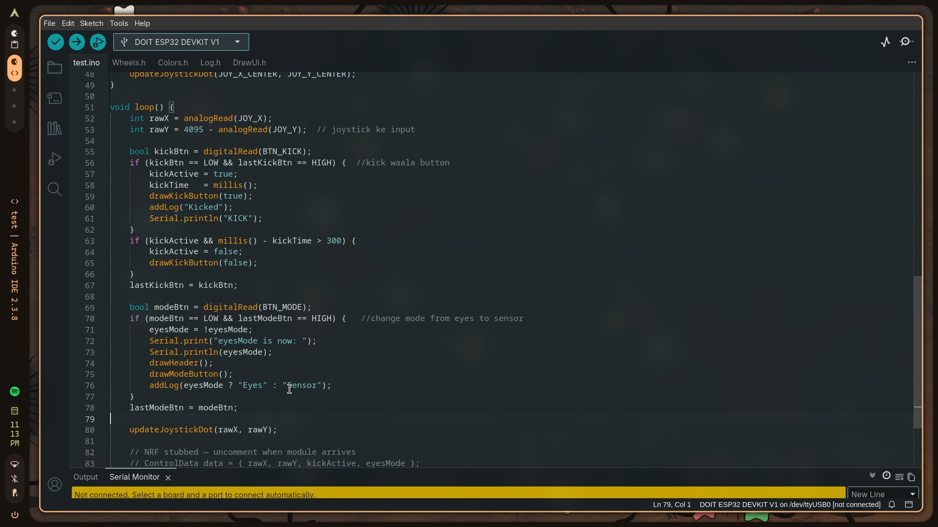 Code snippet