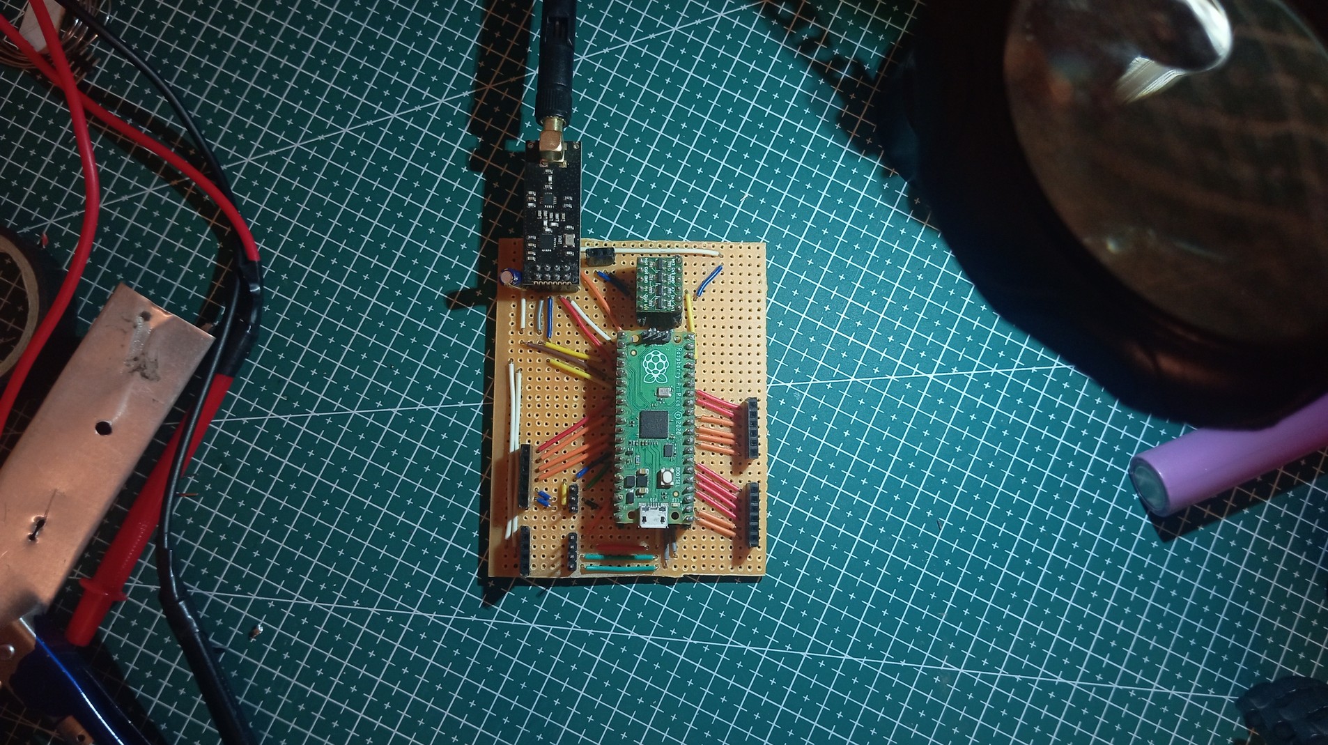 PCB top view